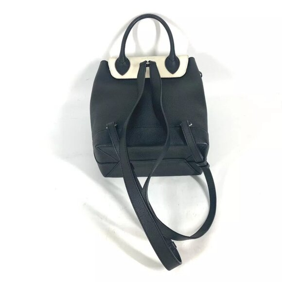 LOUIS VUITTON Rock Me Backpack Studs bag Backpack Leather Black/White main image 9